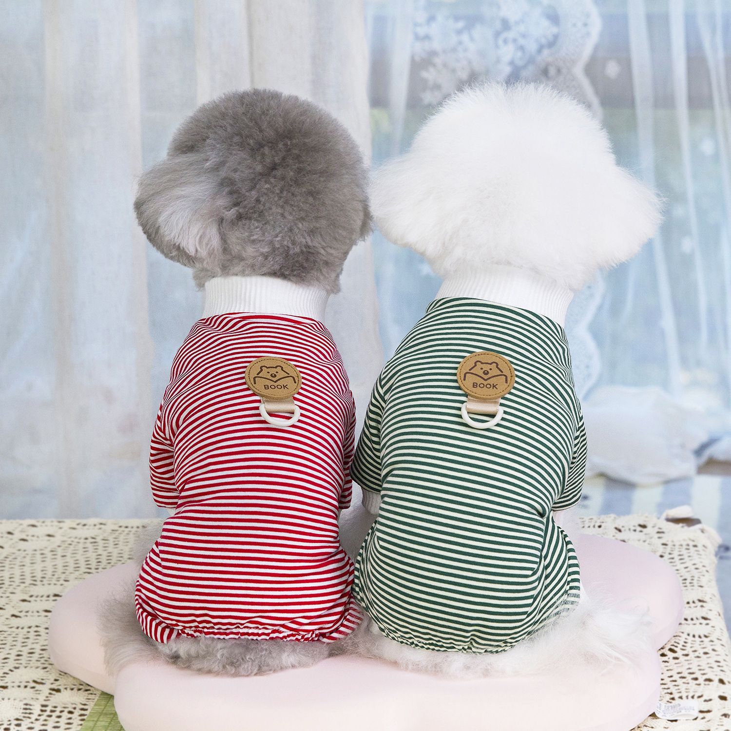 Pet clothes, Teddy dog clothes, pet clothing, cute and fashionable Korean version 25BOOK bear home wear Item Picture