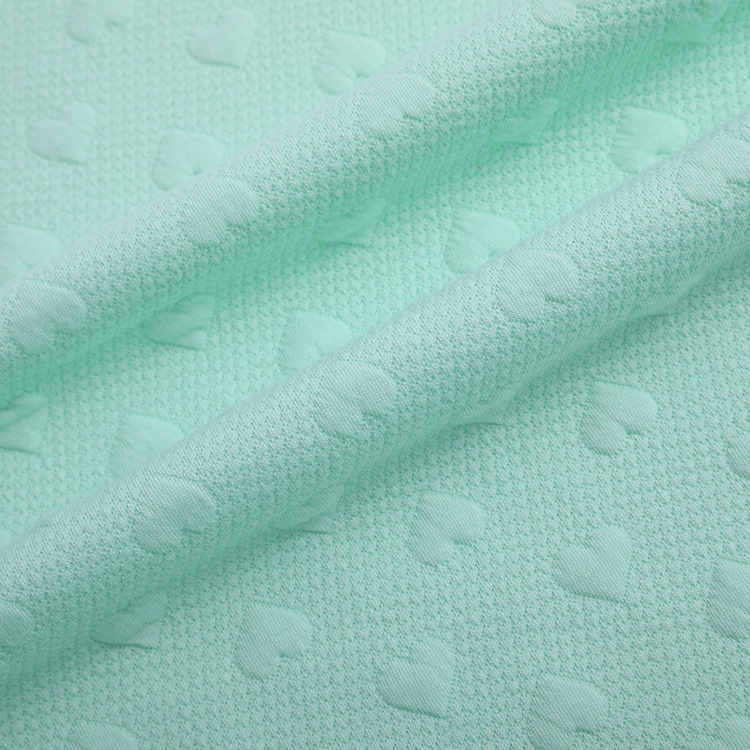 The manufacturer supplies knitted fabric, weft knitted jacquard fabric, cotton jacquard knitted jacquard casual wear fabric Specification image