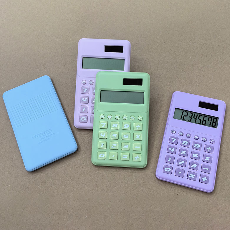 Macaron Dopamine Cute Student calculator Creative Gift Advertising Promotion Computer Calculator Application Scenario