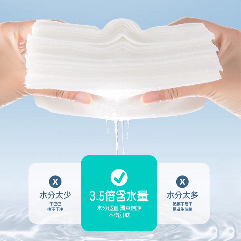 Mini wet wipes, portable small packaging, hand-mouth cleaning wet wipes, student dormitory hygiene, baby wet wipes wholesale Specification image