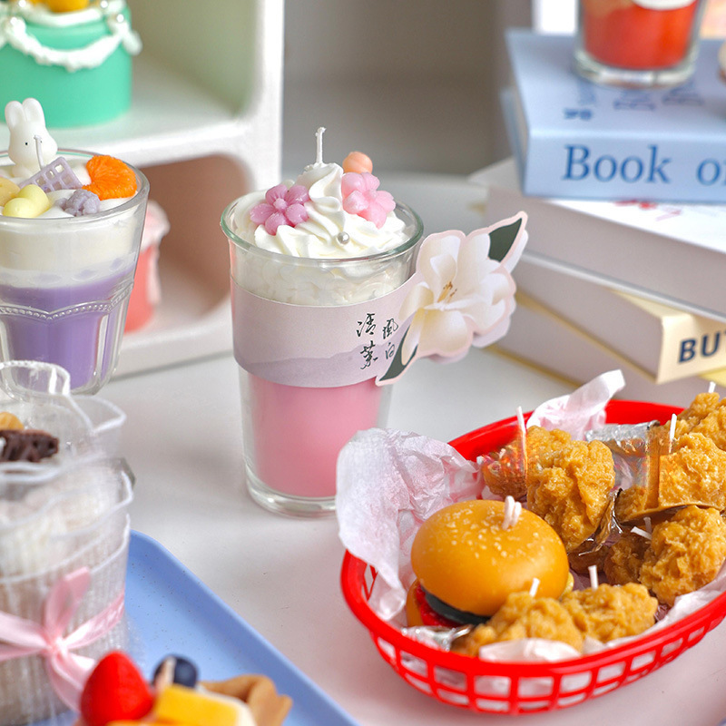Cross-border souvenirs, scented candles, handcrafted DIY blind box wax, wholesale in stock, InS-style photo props details Picture