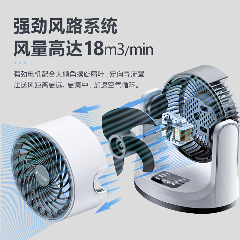 مروحة التفريغ بمروحة الهواء ذات دورة هواء مكتبي ذات سطح مكتبي ذات سطح مكتبي Specification image