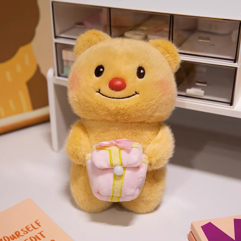 Wholesale Butter Bear Bouquet Plush toy figurines, 520 Love confession dolls for your girlfriend, Qixi Valentine's Day gifts Application Scenario