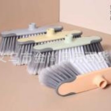 High appearance level plastic broom head for sweeping, kitchen and bathroom dust and garbage, flat plate sweeping without rod, need to be equipped with rod by yourself Specification image