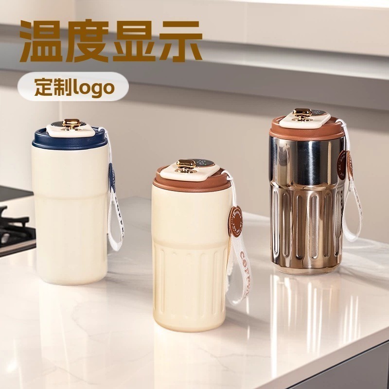 保温杯/汽车杯/车载杯子/钛杯/大容量水杯不锈钢产品图