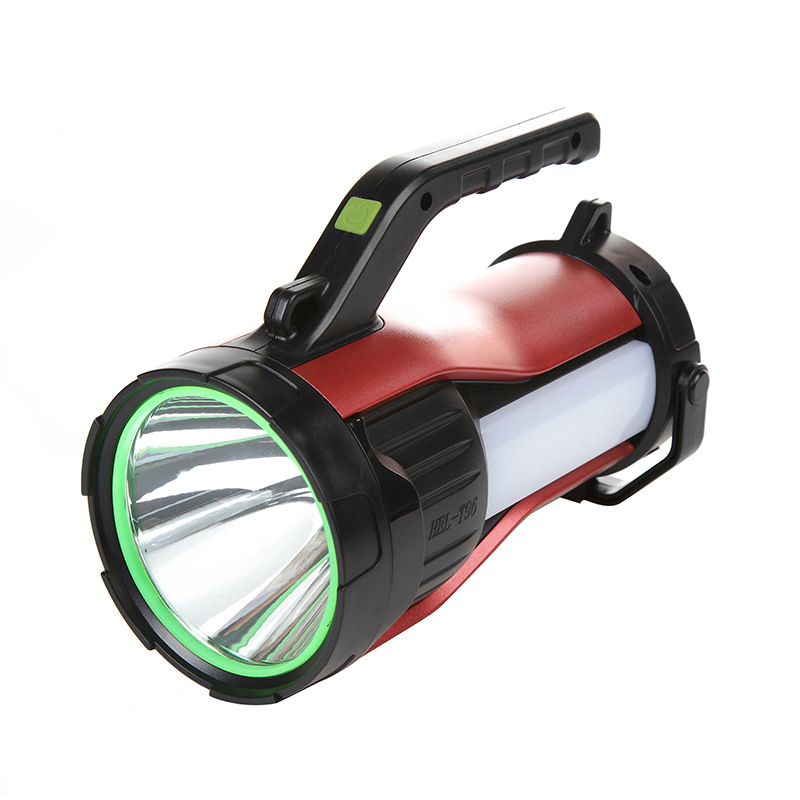 Outdoor multi-functional portable flashlight, emergency night fishing, solar usb rechargeable flashlight, searchlight, super bright