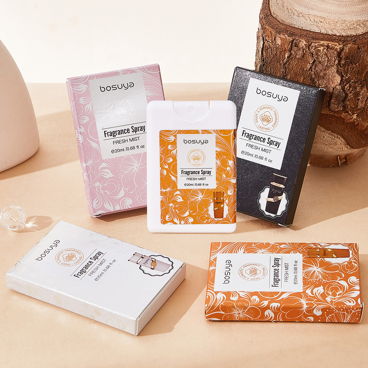 【 Cross-border Exclusive 】Bosuya Portable Pocket Perfume, Long-lasting Fragrance, Niche perfume, Fragrance Spray wholesale