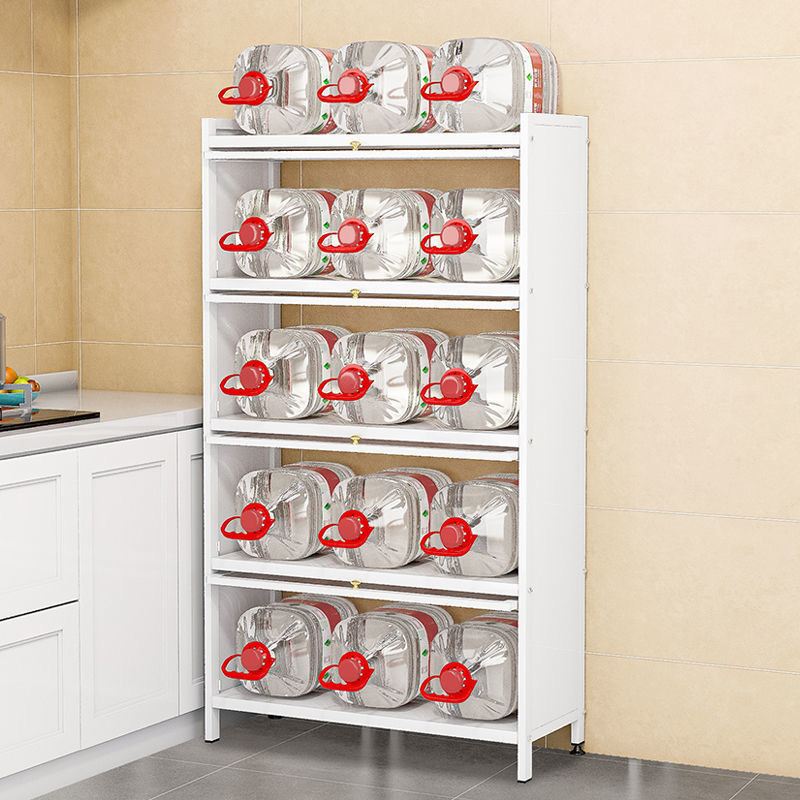 Kitchen seasoning rack, household countertop, no need for drilling, seasoning rack with door and flip door, kitchen rack storage rack Specification image