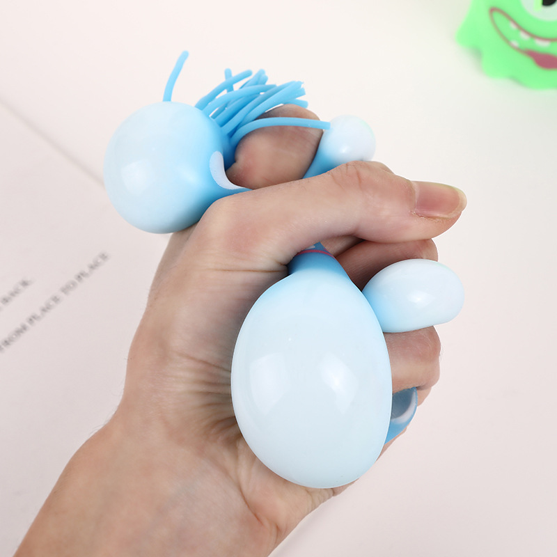 Creative, cute smiling, funny little monster, stress-relieving and venting ball, adult and children's hand-molded stress-relieving toys, pinching fun Application Scenario