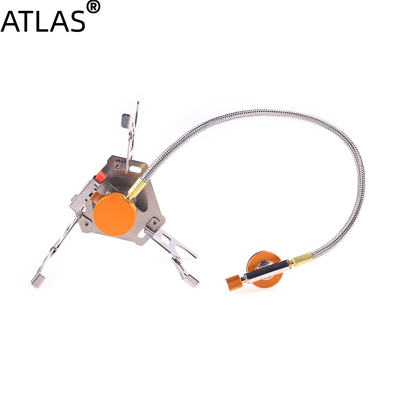 Portable one-piece gas stove for outdoor camping, camping and cooking, high-altitude stove with electronic ignition Application Scenario