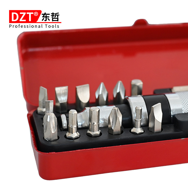 Factory direct sales of 14-piece impact screwdriver head set, screwdriver screwdriver set, iron box, chromium-vanadium steel tool set Application Scenario