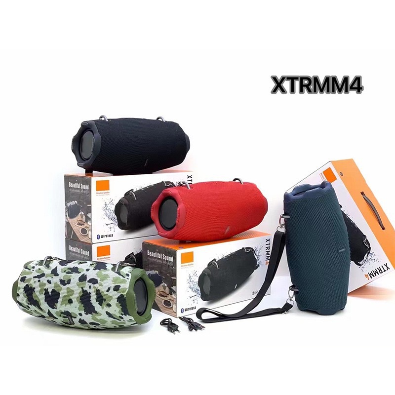 跨境音响XTRMM4大战鼓蓝牙音箱便携式音响低音炮户外音响蓝牙音箱