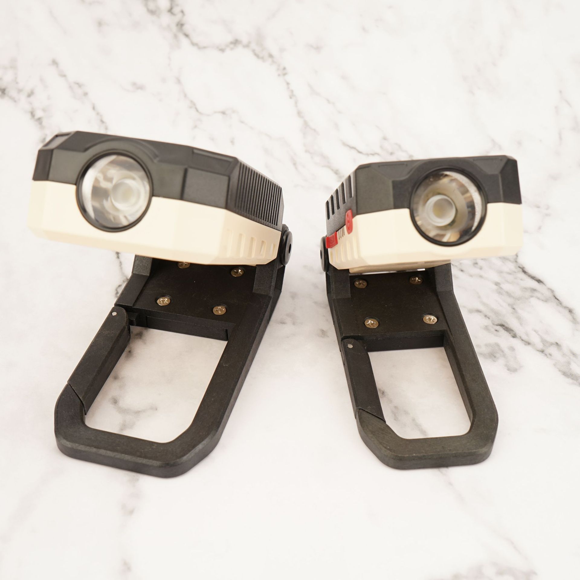 汽修工作灯COB带磁铁户外野营应急红蓝光闪烁故障警示LED检修灯产品图