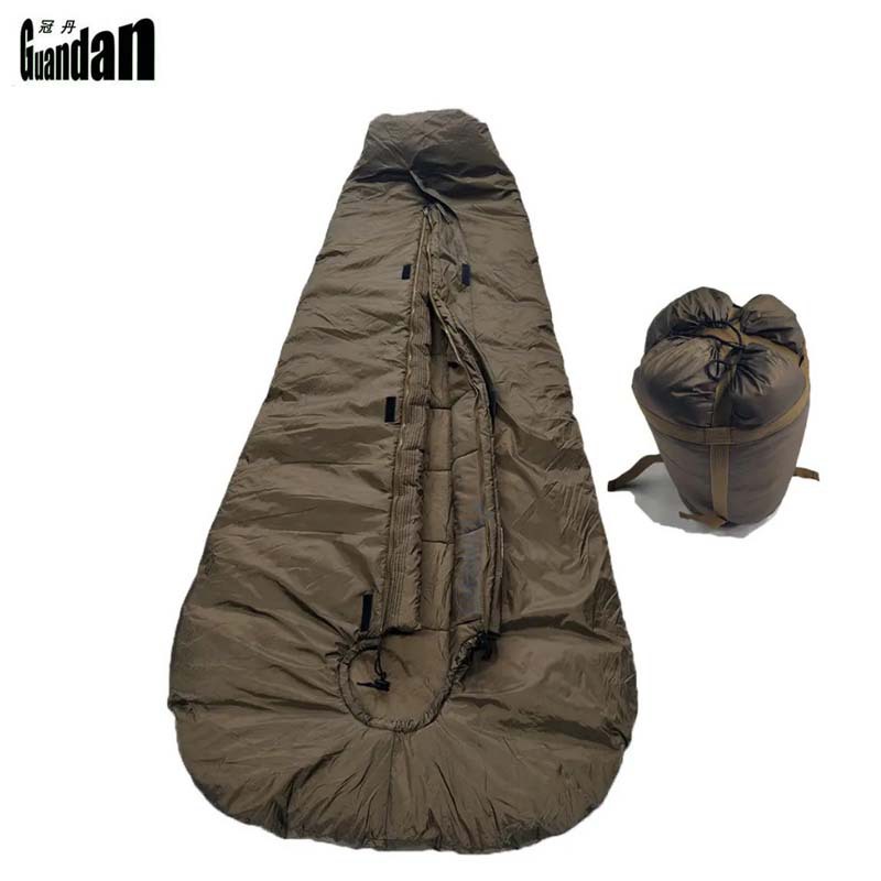 Factory wholesale production of high-end nylon fabric adult warm double-layer sleeping bags, essential water-repellent sleeping bags for outdoor camping