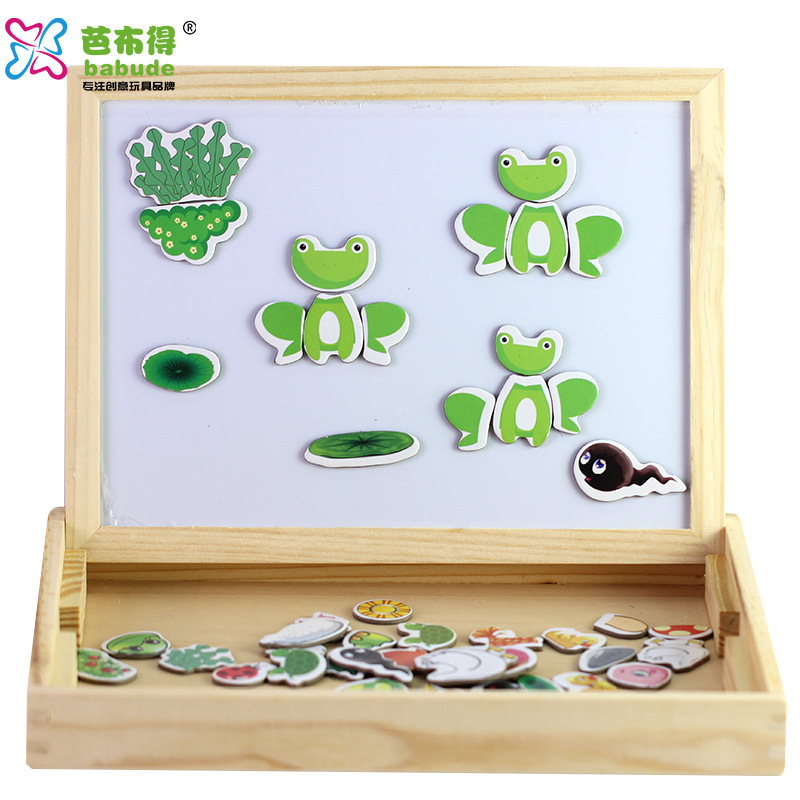 拼豆/拼图/异形拼图/可以拆卸的木头船/玩具细节图