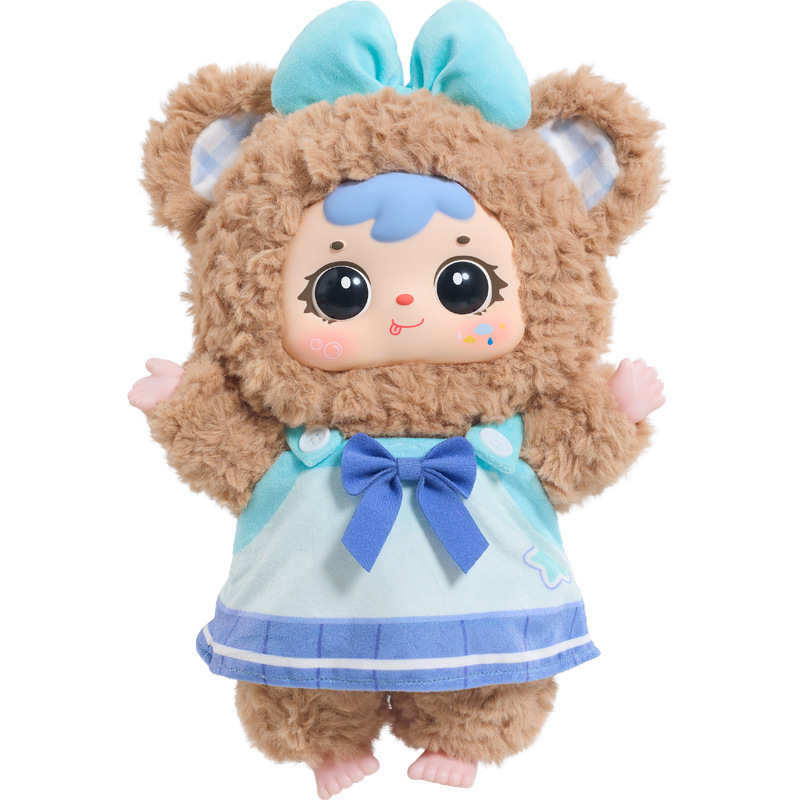 Sanxiaomao 400-piece second-generation bear and rabbit plush Blind box, cute and trendy plush blind box wholesale Item Picture