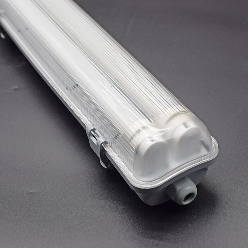 Wholesale 18W and 36W three-proof fluorescent tubes 1.2m ultra-bright t8 single and double tube fluorescent lamps, waterproof IP65 dustproof three-proof lamps details Picture