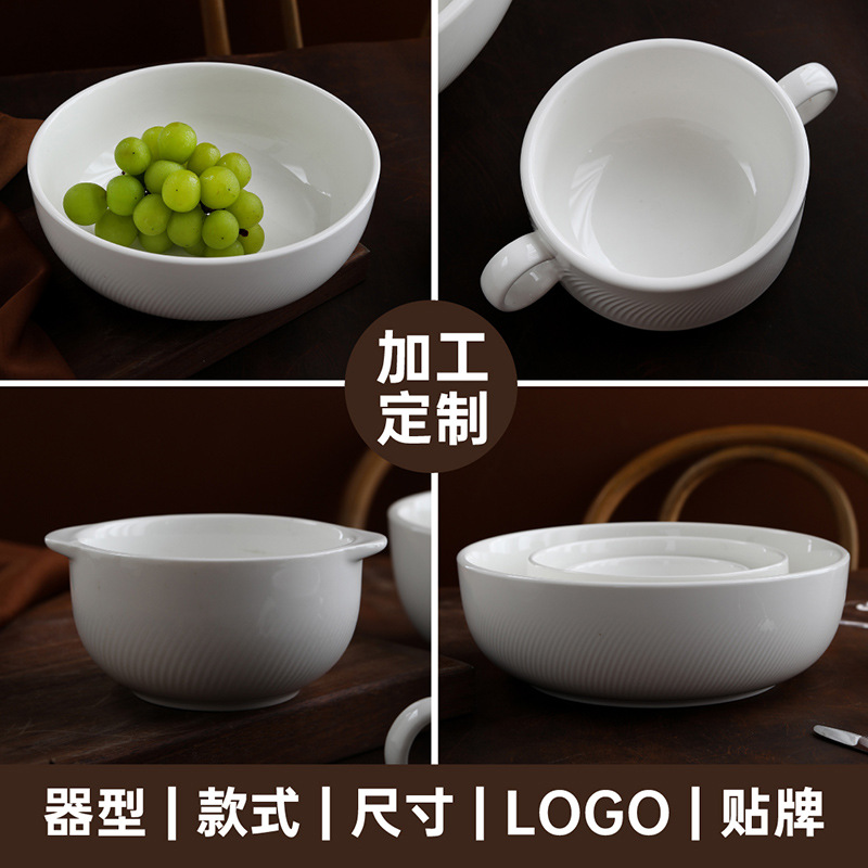 Melamine tableware set bowls, melamine plates, trays, spoons, plates, cups, fruit plates, baskets, food-grade custom ceramic bowls, Nordic simple ins rice bowls, household tableware, noodle bowls, high appearance level, salad bowls