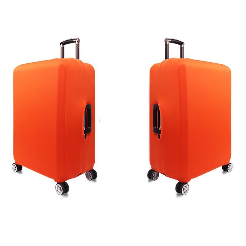 Milk silk suitcase protective cover, thickened elastic handle suitcase cover, travel suitcase dust cover, solid color simple fabric Application Scenario
