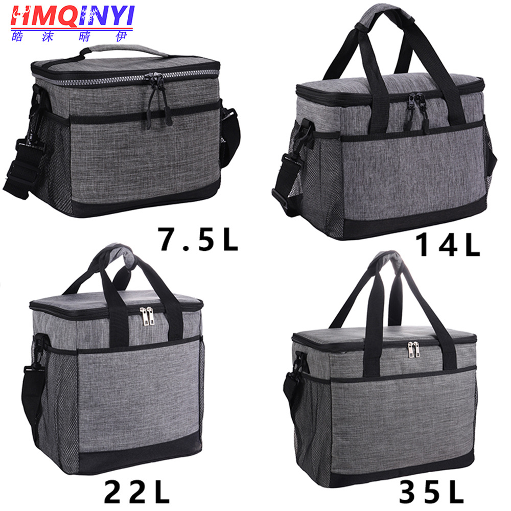 跨境新款加厚保温包户外野营午餐包便携便当包保温保冷冰包保温袋