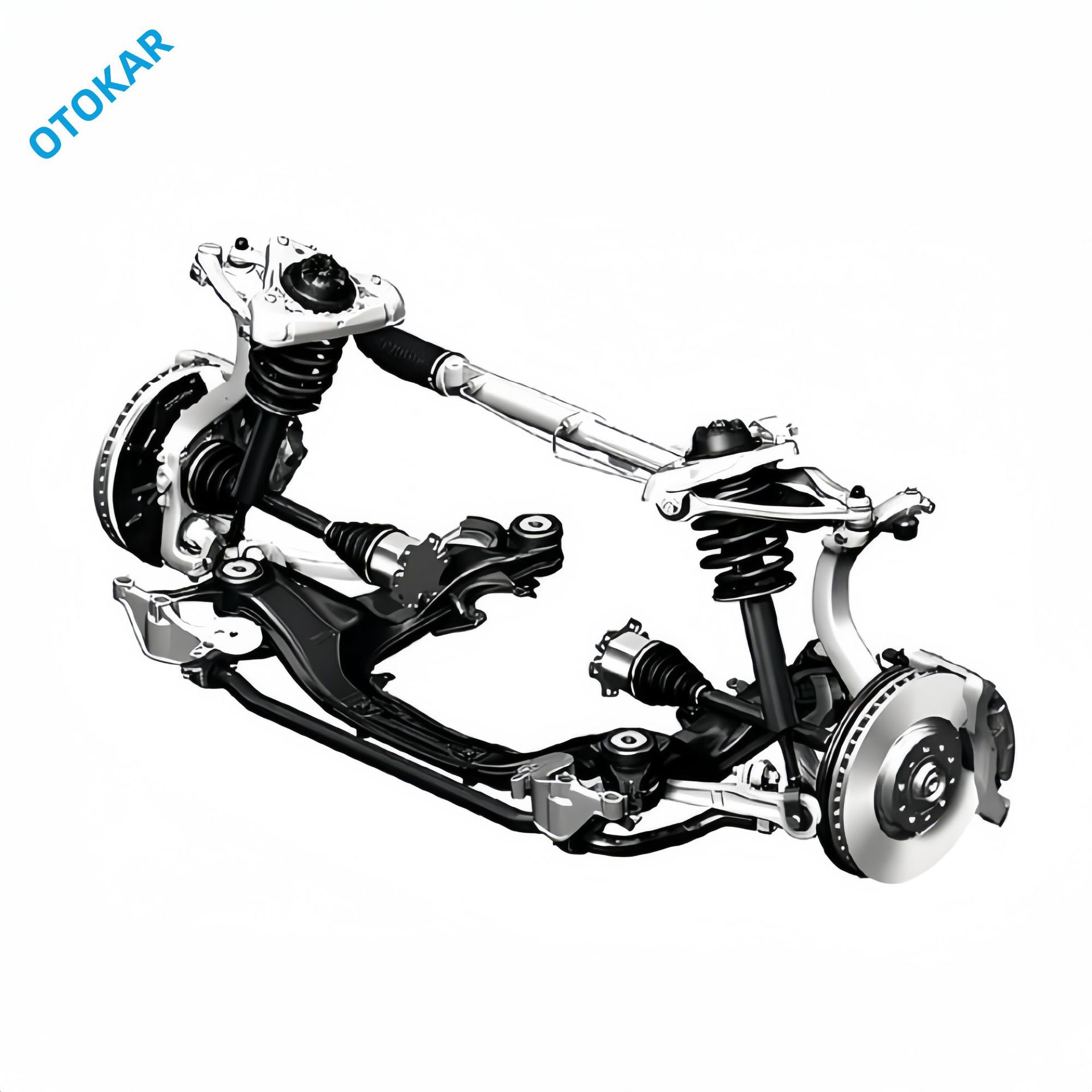 48510-80284 factory direct sales of car shock absorbers and shock absorbers, suitable for the front right car parts of FAW Toyota RAV4 kyb front shock absorbers Specification image