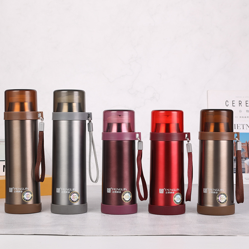 Wholesale of 350ml/500ml bullet-shaped, straight, 12-hour insulated 304 portable cups directly supplied by the manufacturer details Picture