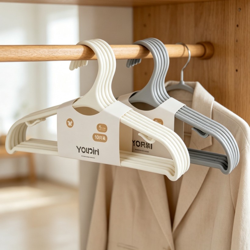 宽肩衣架hanger家用挂衣无痕防肩角加长衣架学生宿舍防滑塑料衣架