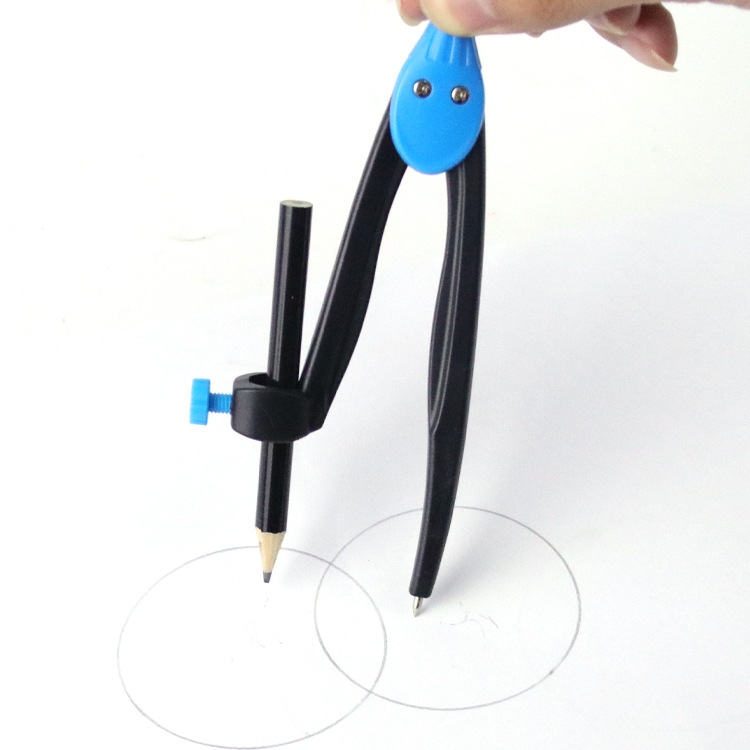 Yalong Cross-border Student Learning Supplies 8-in-1 Durable Plastic Compass Math Set with Ruler and drawing tools Item Picture