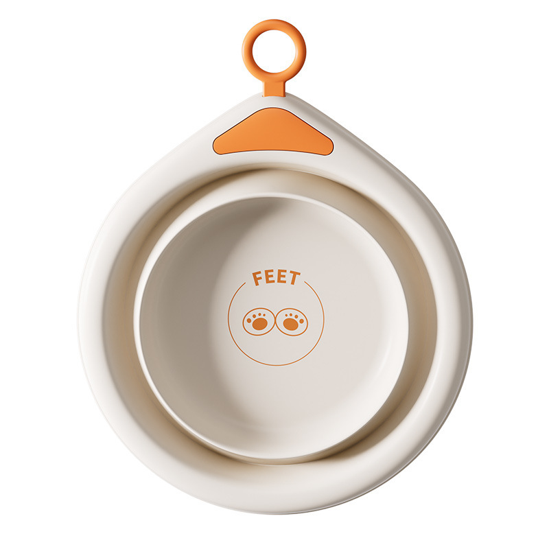 婴童 卡通折叠脸盆宿舍洗屁屁可折叠婴儿家用旅行便携式脸盆婴儿浴盆