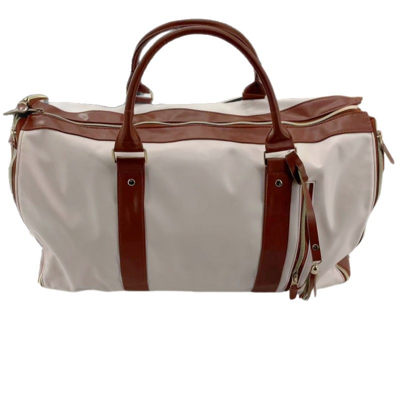 Manufacturer's travel suit bag, leather carry-on bag, women's fashionable business trip, large-capacity travel crossbody bag in stock Item Picture