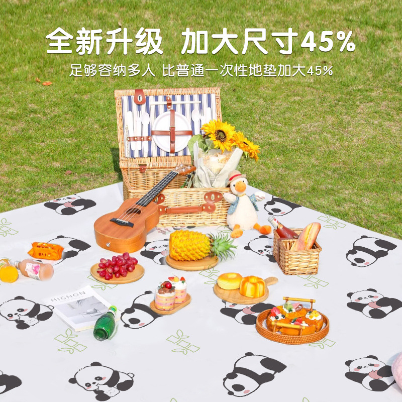 一次性野餐垫防潮垫单双人隔脏沙滩垫户外露营加厚春游垫子可定制详情图4