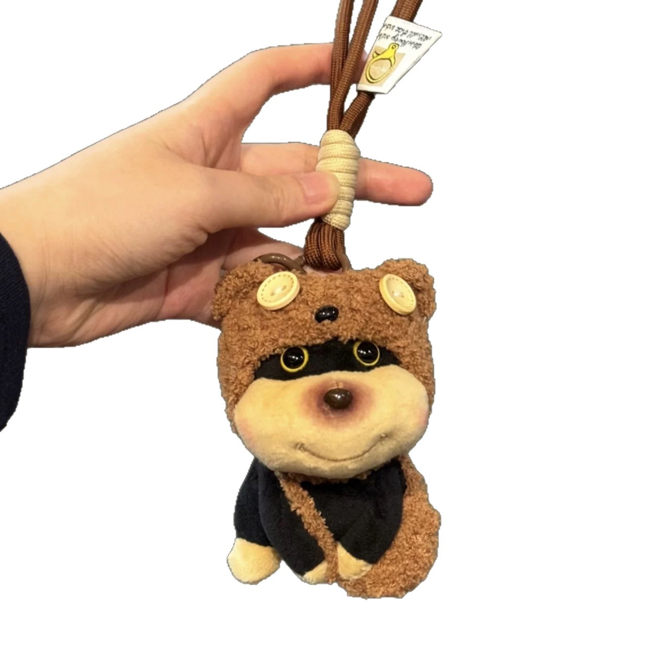A cute plush toy bag pendant with a bee and a dog, a small doll, a car keychain bag pendant and the same style as Xiaohongshu Item Picture