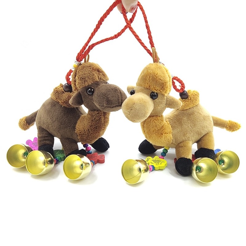 Dunhuang camel keychain, handcrafted velvet bag chain, camel pendant, decorative item, children's travel souvenir small gift Specification image