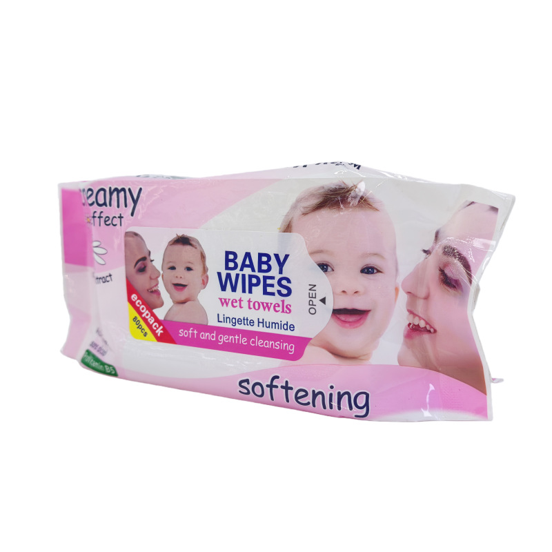 baby wipes 80pcs Baby Wet Wipes Baby Wet Wipes Large Pack Cleaning Wet Wipes Children Soft Wet Wipes Item Picture