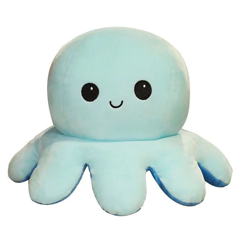 Douyin double-sided octopus figurine, Octopus plush toy, reversible face-changing doll, wedding gift throwing Item Picture