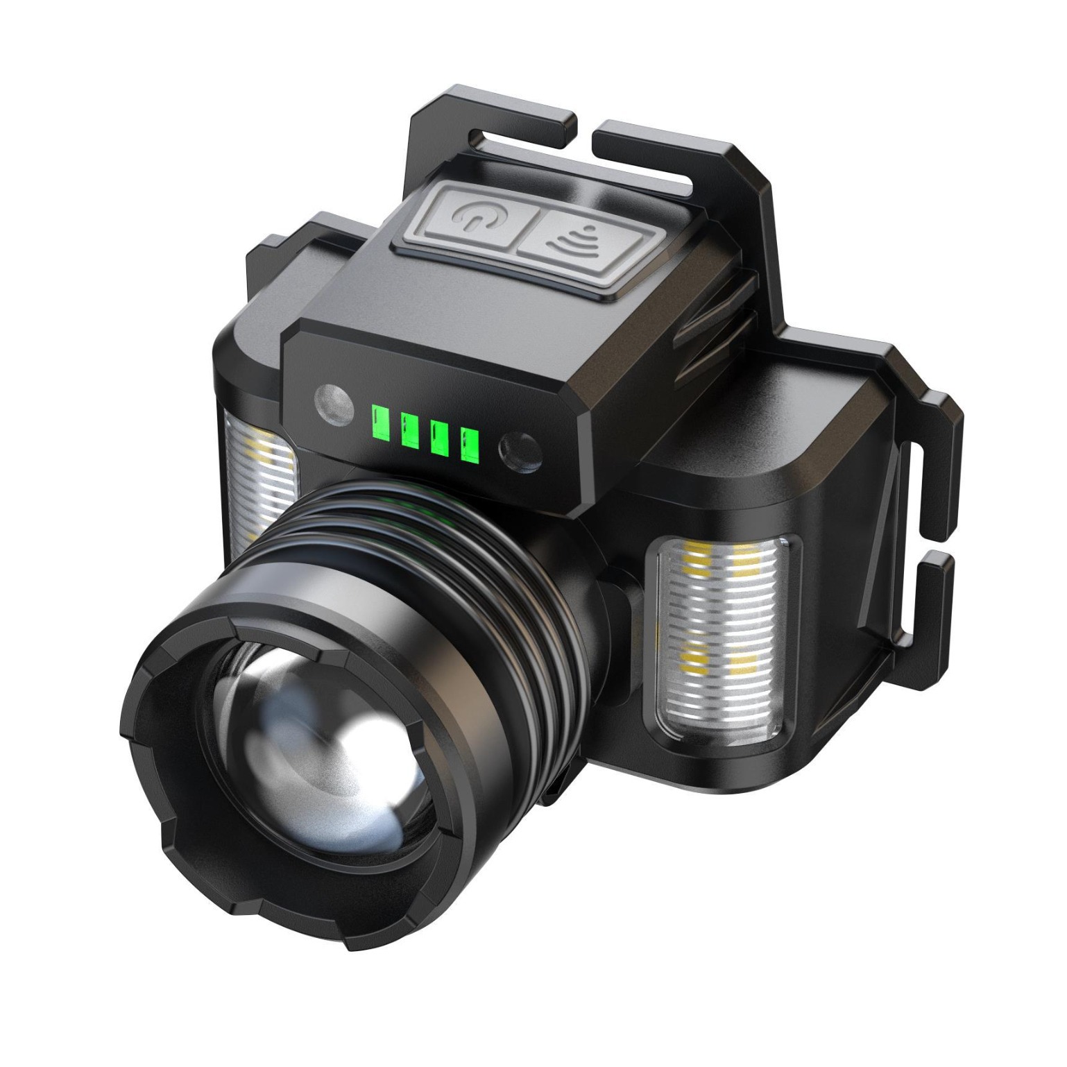 Cross-border 30W white laser headlight construido en TYPE-C carga con salida con indicador de batería lámpara de sensor Specification image