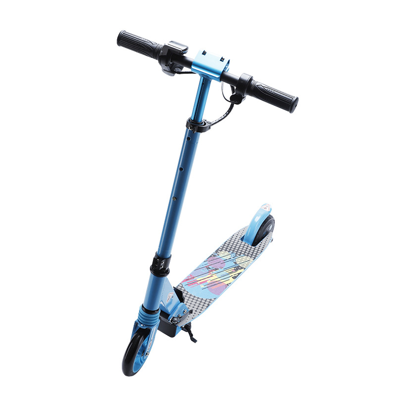 The new cross-border Little Tiger children's electric scooter is an outdoor foldable large-capacity lithium battery-powered electric mobility vehicle Item Picture