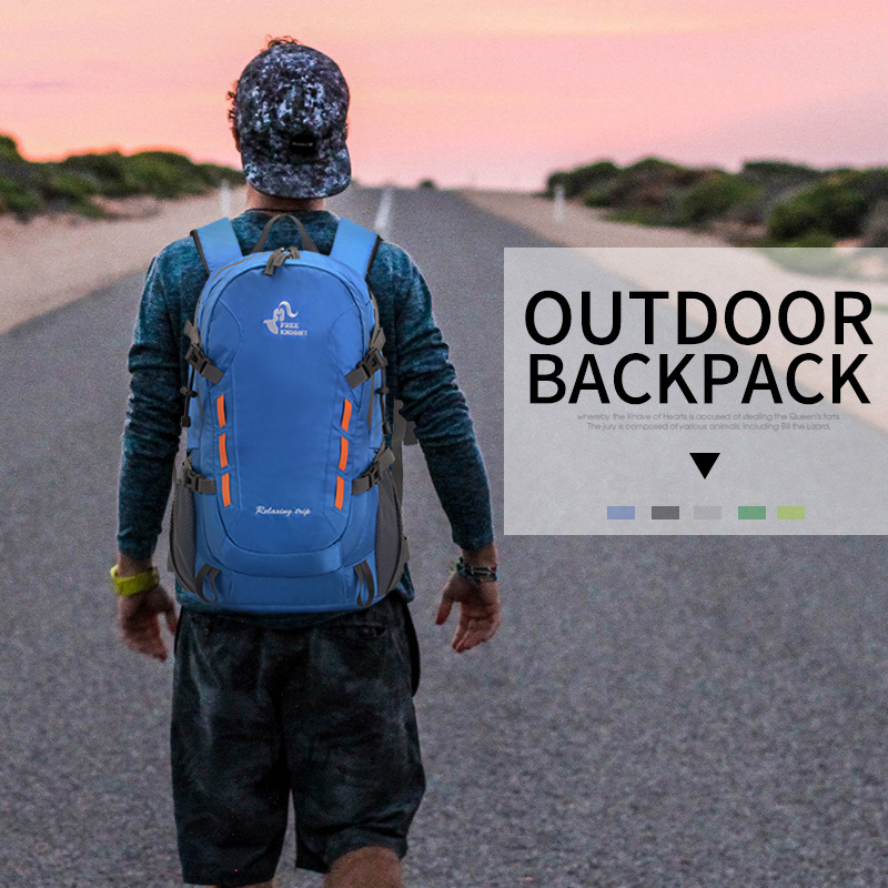 FREE KNIGHT Foreign Trade New Outdoor Backpack 40L Waterproof Nylon Backpack Riding Bag Specification image