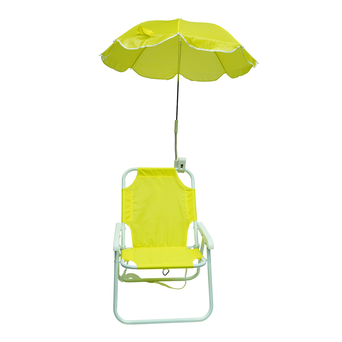 防晒晴雨伞儿童沙滩椅伞便携婴儿车夹子遮阳伞万向可折叠夹具伞白底实物图