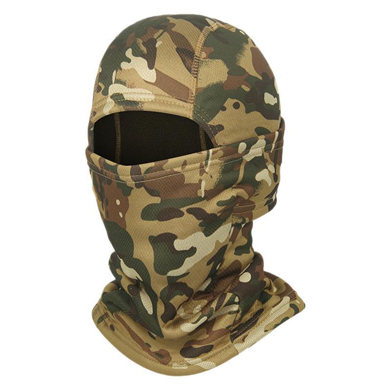 Winter fleece and thickened cold-proof camouflage mask, outdoor cycling windproof and warm mask head cover, mountain climbing and hiking in stock Item Picture