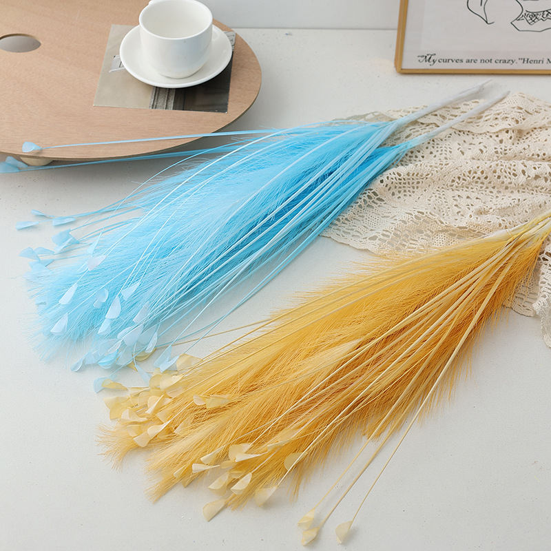 Artificial flower wedding decoration, artificial fireworks, colored zinnia, interior decoration, artificial flower flying grass, one-piece consignment Specification drawing