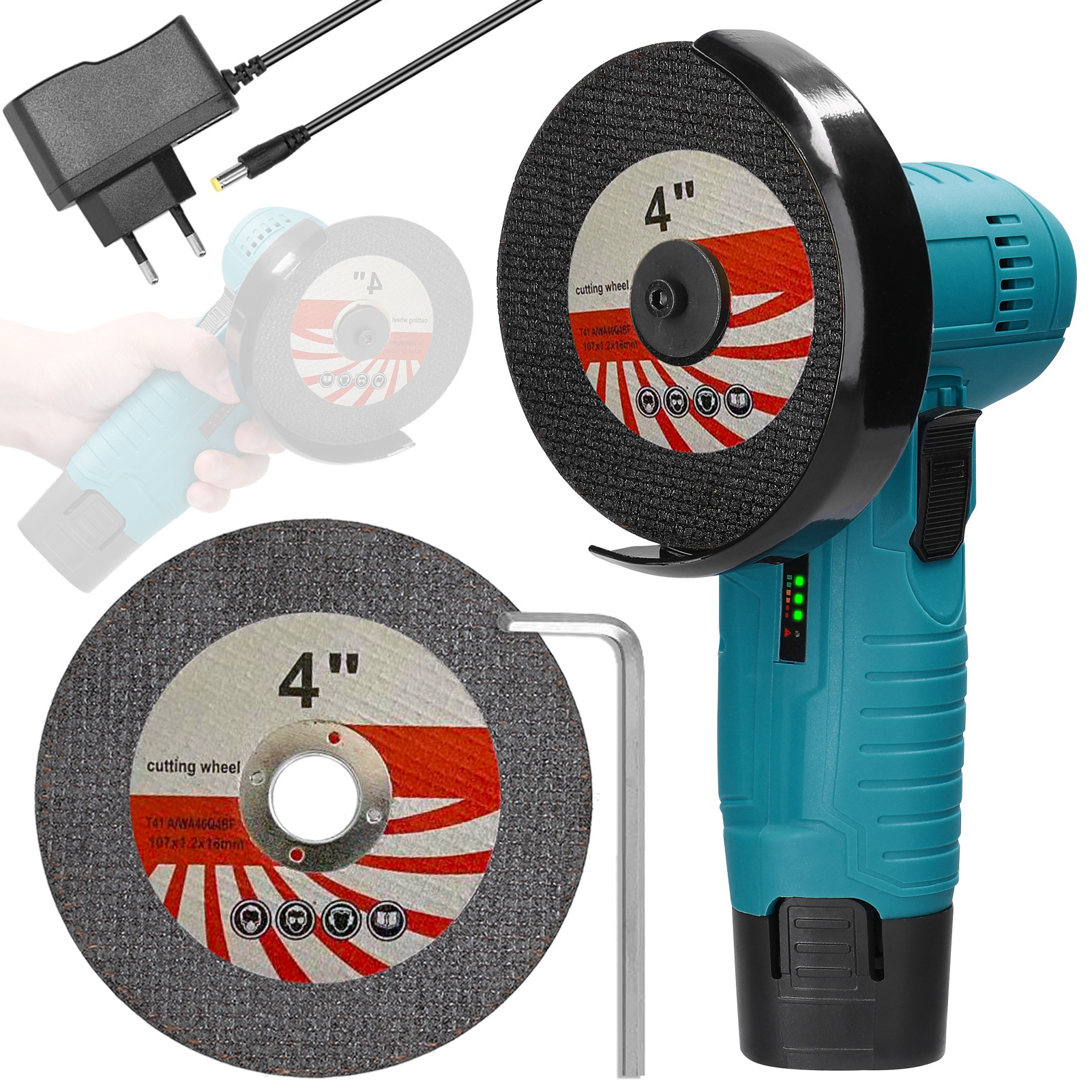 E246084-inch small Angle grinder full figure