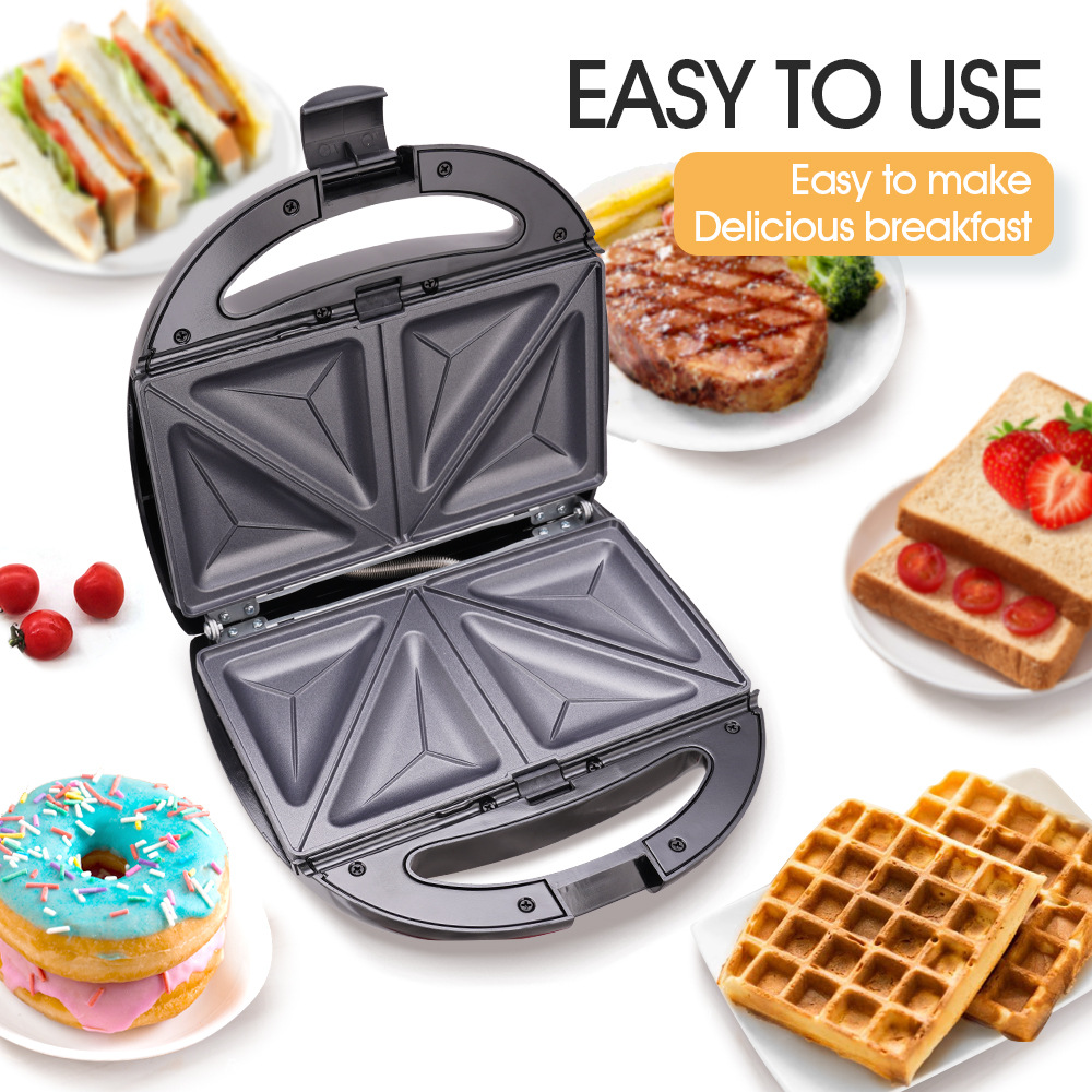 JAMAKY三明治早餐机多功能家用八合一小型轻食吐司华夫饼烤面包机JMK2014细节图