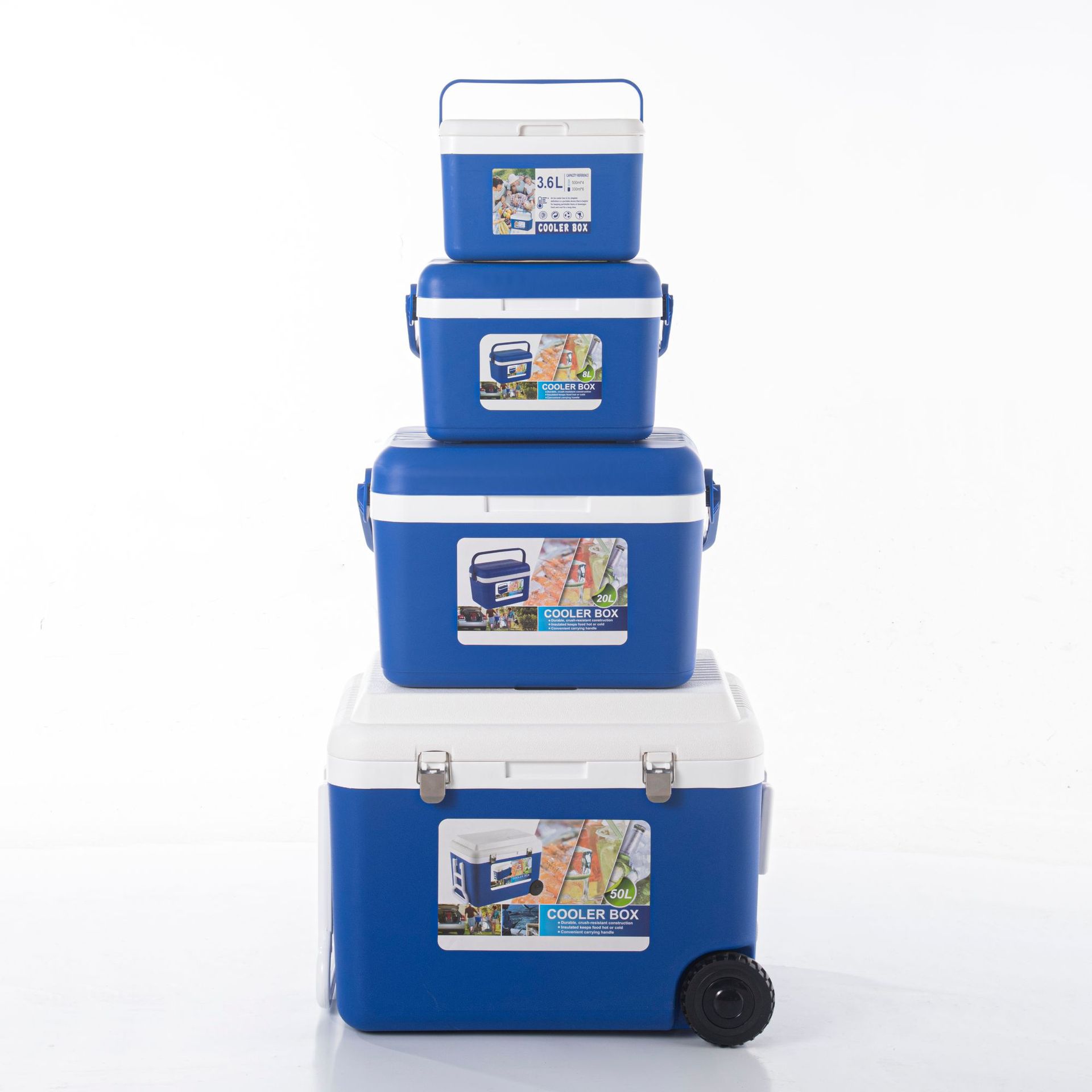 The 3.6L+8L+20L+50L four-piece export insulated box set and refrigerated box gift is selling well