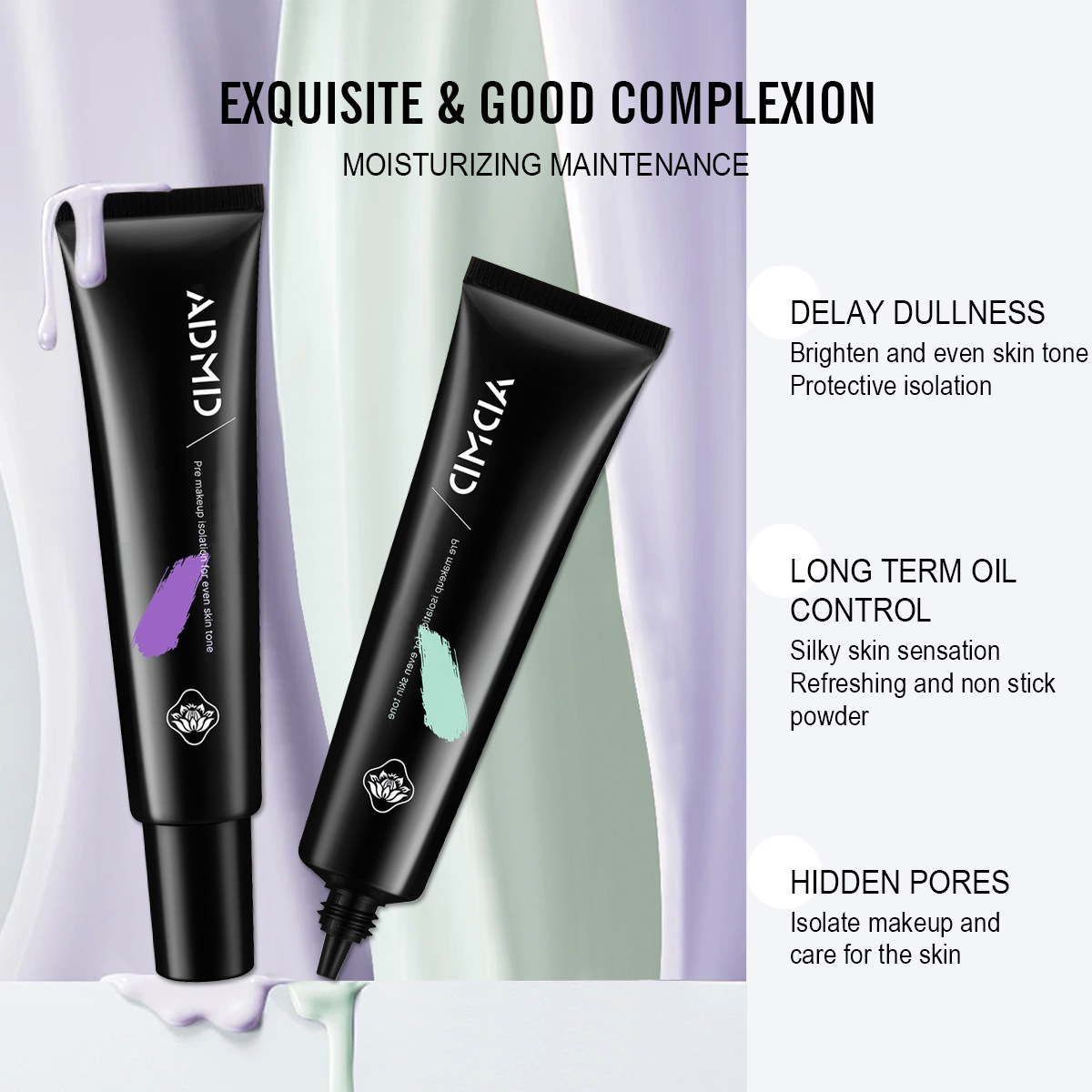 ADMD Primer Primer provides long-lasting moisturizing without powder sticking and fits well. Wholesale of BB Primer Primer Specification image
