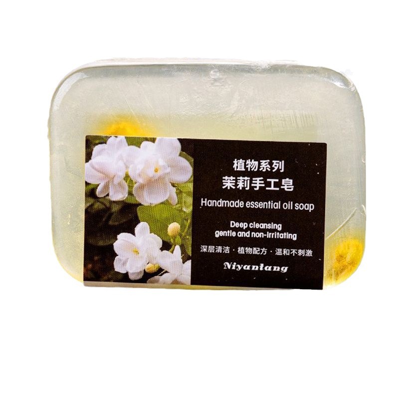 Jasmine scented soap for washing, bathing, cleansing, beautifying the skin, brightening the complexion, moisturizing and leaving a lasting fragrance Item Picture