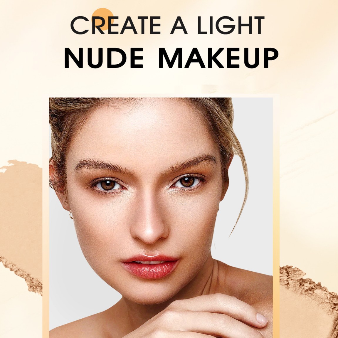 Cross-border bob Light-sensing Constant Color Setting Powder Compact is waterproof, oil-control, moisturizing, long-lasting, concealer and does not smudge, brightening the skin in daily life details Picture