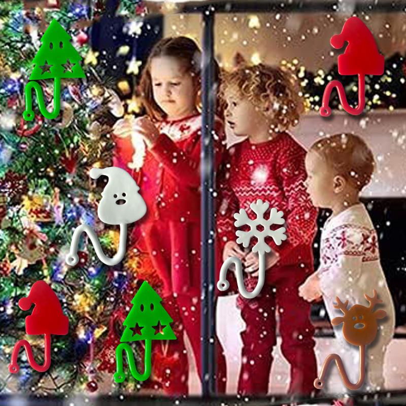 Cross-border best-selling Christmas reindeer sticky hand TPR soft rubber stretchable adhesive small toy Application Scenario