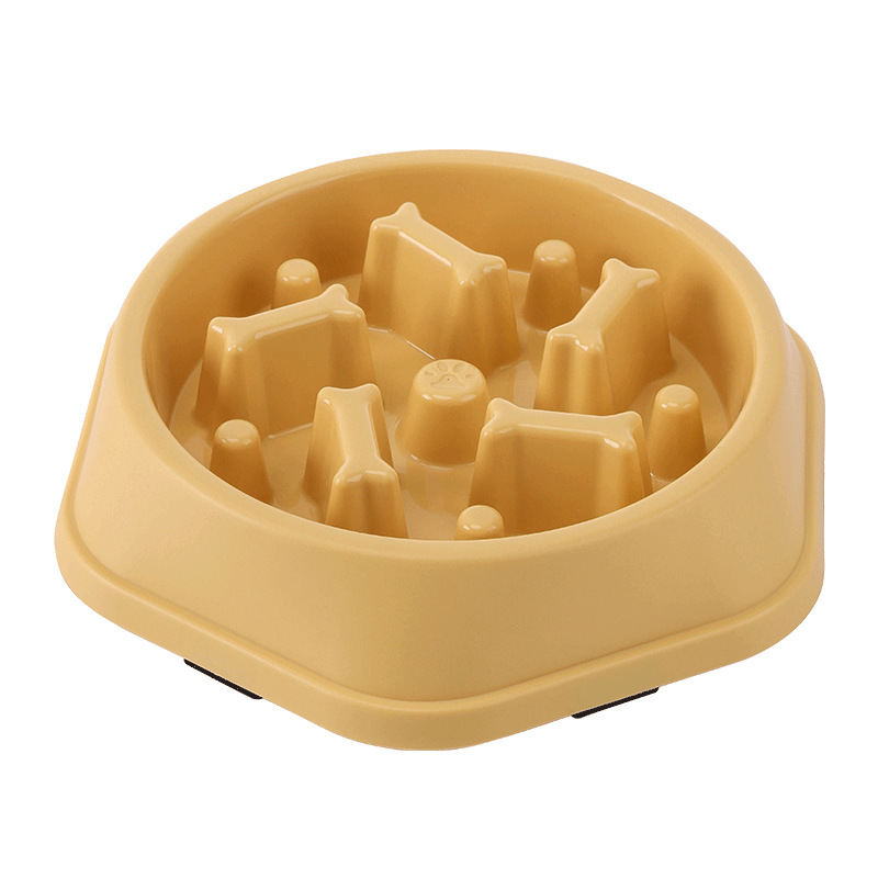 Pet supplies: Dog bowls, anti-choking slow food bowls, small and medium-sized dog feeders, cat food bowls, dog food anti-tipping bowls Item Picture