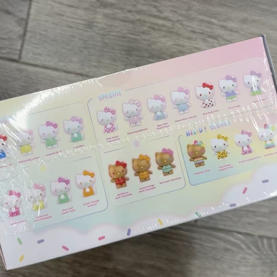 正版HelloKitty夏日彩虹糖系列盲袋盲盒整端送女生礼物摆件萌粒